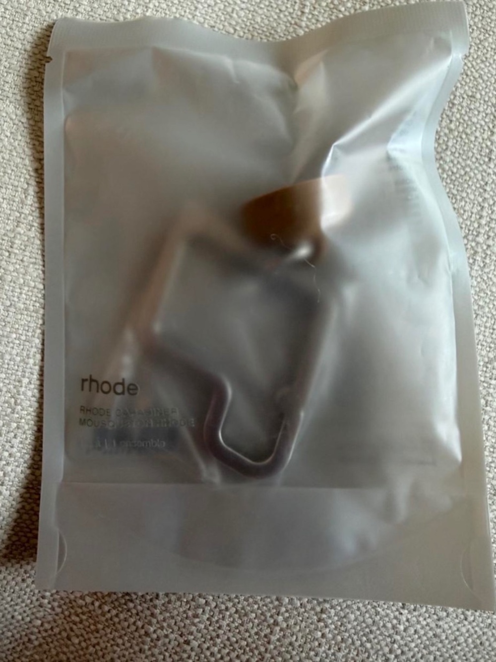 Rhode mini blush keychain